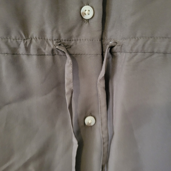 Old Navy Olive Green Button-Down Midi Size XL - Picture 5 of 12